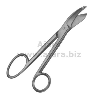 Bruns Plaster Shear, Serrated Blade