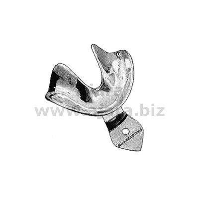 Impression Tray, Solid Full Denture, Lower, M